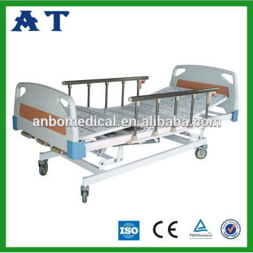 Three functions with hidden cranks reclining hospital beds